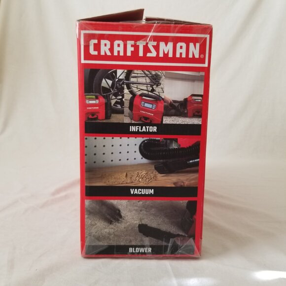 NEW IN BOX! Craftsman Multi-function Air Compressor/Tire Inflator/Vacuum/Blower - Picture 10 of 16